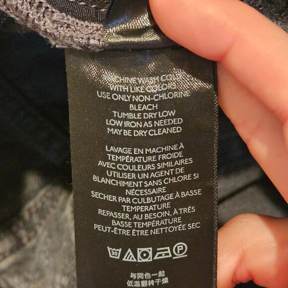 Free People We The Free Maggie Mid-Rise Ripped Straight Jeans Womens 27 Cropped - Picture 14 of 16